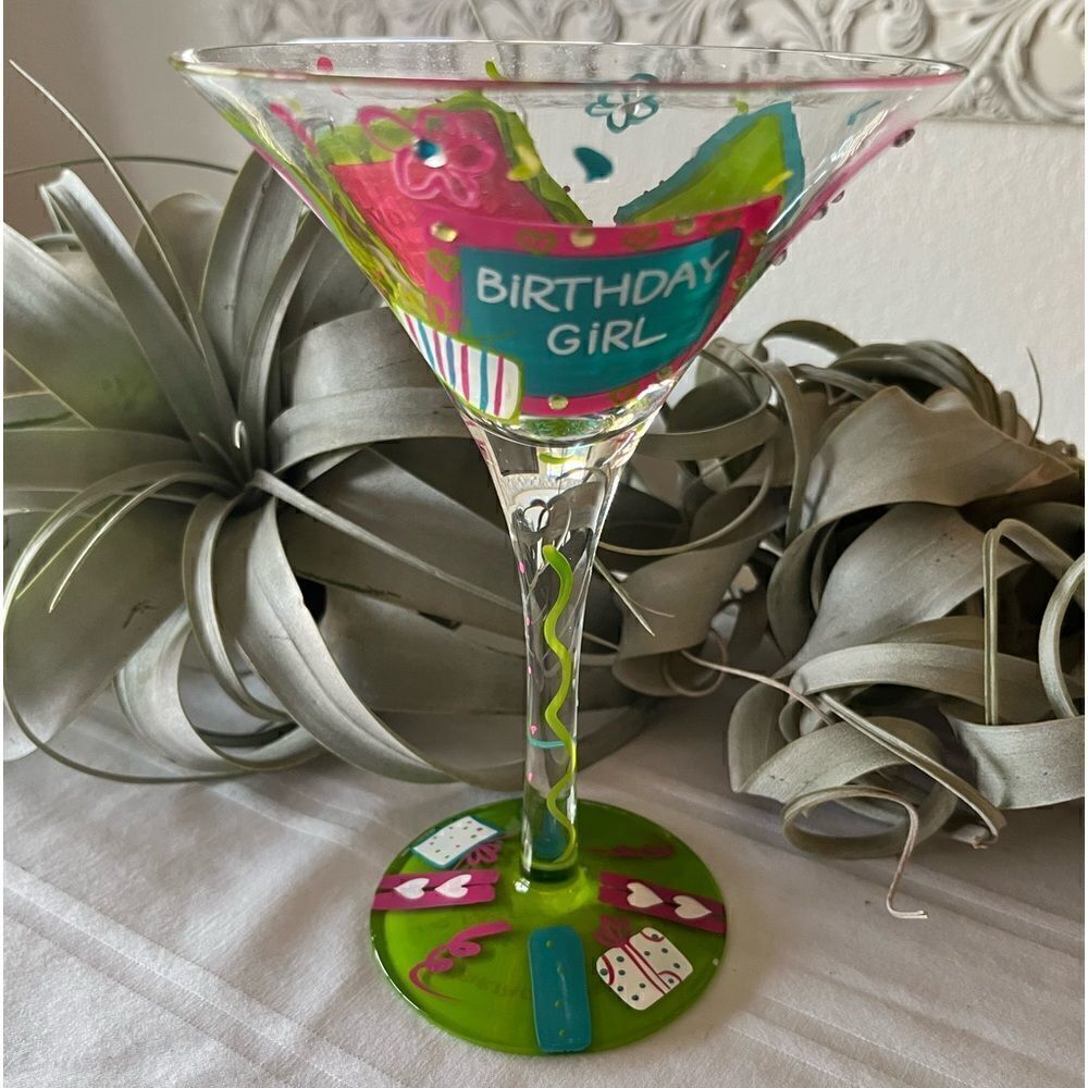 Lolita “Birthday Girl,Too” Martini Glass